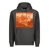 Charcoal Heather orange glitter tumbler Premium Hoodie - JahusDesignShop