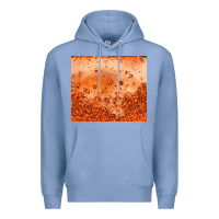 Colony Blue orange glitter tumbler Premium Hoodie - JahusDesignShop