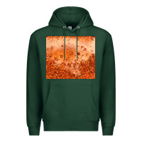Sports Green orange glitter tumbler Premium Hoodie - JahusDesignShop