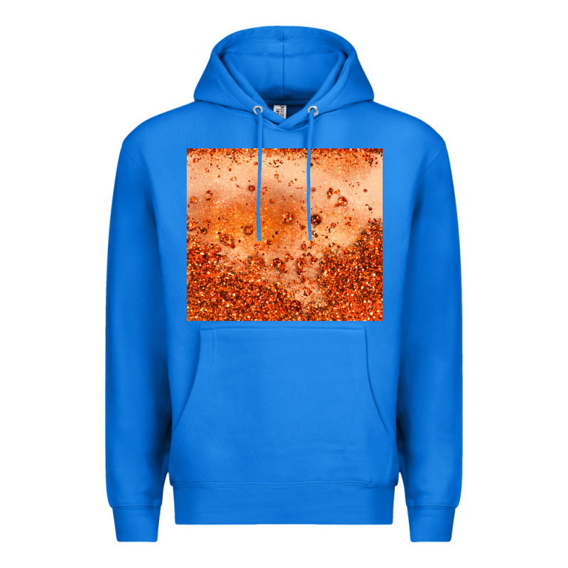 Orange Glitter Tumbler Premium Hoodie by JahusDesignShop | Teevron