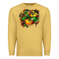 Antique Gold juneteenth lips Premium Sweatshirt - Zillion Design Studio