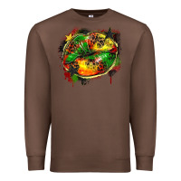 Chestnut juneteenth lips Premium Sweatshirt - Zillion Design Studio