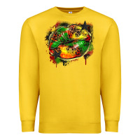 Lemon juneteenth lips Premium Sweatshirt - Zillion Design Studio