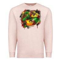 Pale Pink juneteenth lips Premium Sweatshirt - Zillion Design Studio