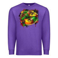 Purple juneteenth lips Premium Sweatshirt - Zillion Design Studio