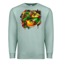 Seafoam juneteenth lips Premium Sweatshirt - Zillion Design Studio