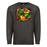 Smoke juneteenth lips Premium Sweatshirt - Zillion Design Studio