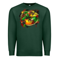 Sports Green juneteenth lips Premium Sweatshirt - Zillion Design Studio