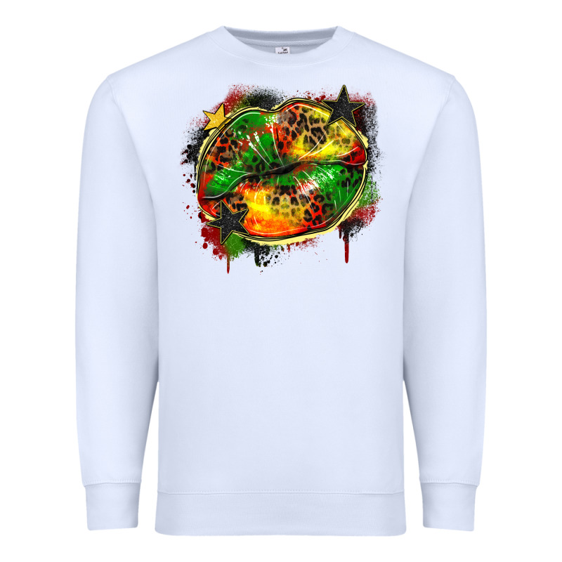 Juneteenth Lips Premium Sweatshirt by Zillion Design Studio | Teevron