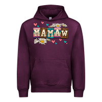 Mauve Wine daisy mamaw Urban Hoodie - AdoDesignShop