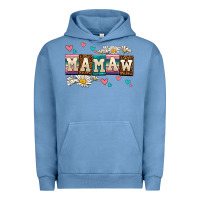 Pigment Pebble Blue daisy mamaw Urban Hoodie - AdoDesignShop
