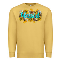Antique Gold blessed tbw Premium Sweatshirt - texasbilliewilder