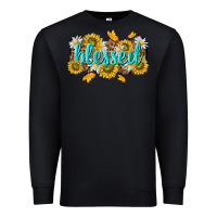 Black blessed tbw Premium Sweatshirt - texasbilliewilder