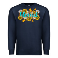 Navy blessed tbw Premium Sweatshirt - texasbilliewilder