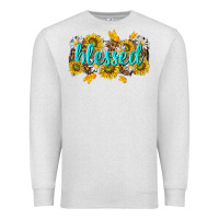 Oatmeal Heather blessed tbw Premium Sweatshirt - texasbilliewilder