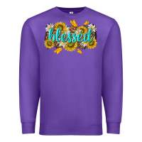 Purple blessed tbw Premium Sweatshirt - texasbilliewilder