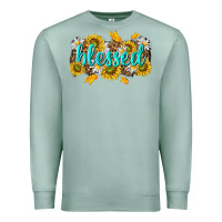 Seafoam blessed tbw Premium Sweatshirt - texasbilliewilder