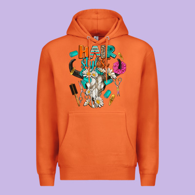 Bullskull Hairstlist Premium Hoodie Designed By Adodesignshop