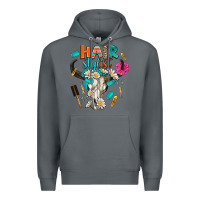Rock bullskull hairstlist Premium Hoodie - AdoDesignShop