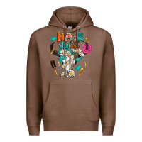 Chestnut bullskull hairstlist Premium Hoodie - AdoDesignShop