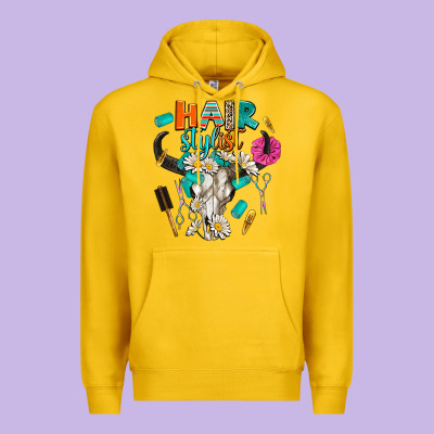 Bullskull Hairstlist Premium Hoodie Designed By Adodesignshop