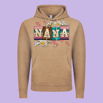 Daisy Nana Vintage Hoodie Designed By Adodesignshop
