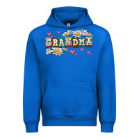 Cobalt daisy grandma Urban Hoodie - AdoDesignShop