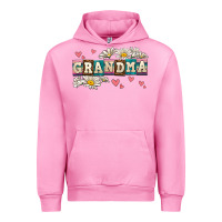 Fuchsia Pink daisy grandma Urban Hoodie - AdoDesignShop