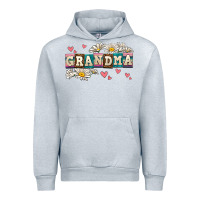 Heather Grey daisy grandma Urban Hoodie - AdoDesignShop
