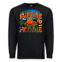 Black bonfire hoodie Premium Sweatshirt - texasbilliewilder