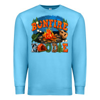 Ocean Blue bonfire hoodie Premium Sweatshirt - texasbilliewilder