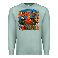 Seafoam bonfire hoodie Premium Sweatshirt - texasbilliewilder