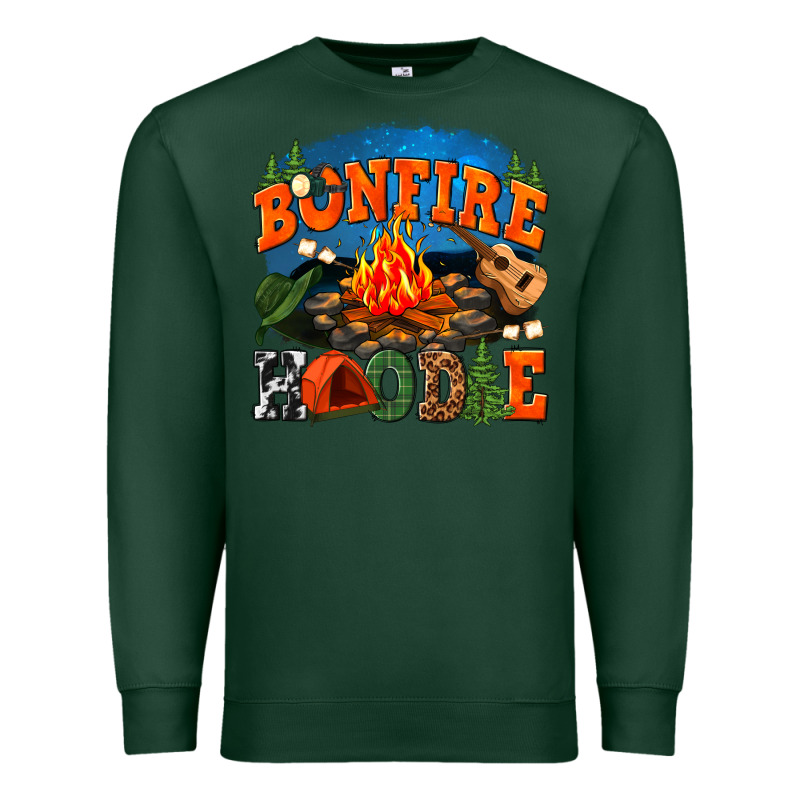 Bonfire Hoodie Premium Sweatshirt by texasbilliewilder | Teevron