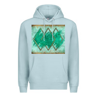 Blue Mist green glitter Premium Hoodie - JahusDesignShop