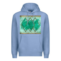 Colony Blue green glitter Premium Hoodie - JahusDesignShop