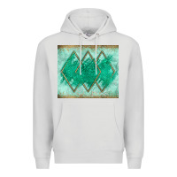 Dove Grey green glitter Premium Hoodie - JahusDesignShop
