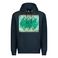 Navy green glitter Premium Hoodie - JahusDesignShop