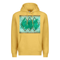 Antique Gold green glitter Premium Hoodie - JahusDesignShop