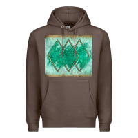 Coffee green glitter Premium Hoodie - JahusDesignShop