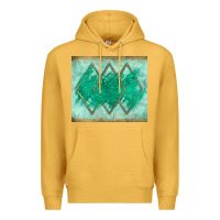 Mustard green glitter Premium Hoodie - JahusDesignShop