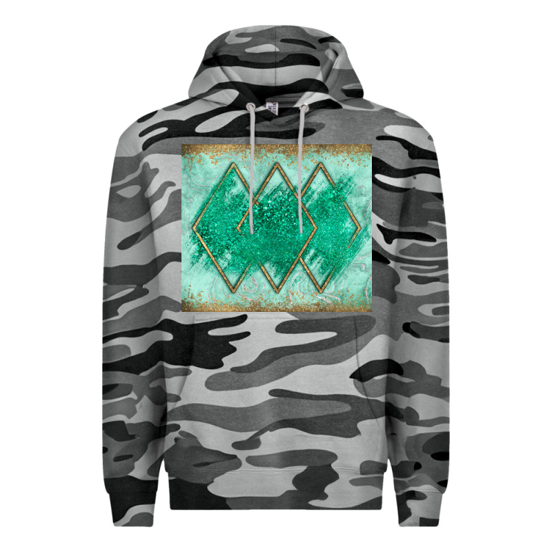 Green Glitter Premium Hoodie by JahusDesignShop | Teevron