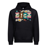 Black daisy gıgı Urban Hoodie - AdoDesignShop
