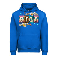 Cobalt daisy gıgı Urban Hoodie - AdoDesignShop