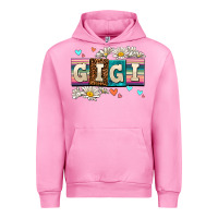 Fuchsia Pink daisy gıgı Urban Hoodie - AdoDesignShop