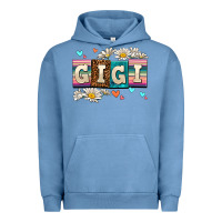 Pigment Pebble Blue daisy gıgı Urban Hoodie - AdoDesignShop
