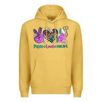 Peace Love Nail Art Premium Hoodie | Teevron