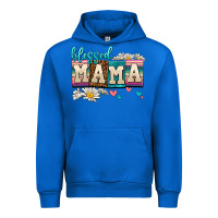 Cobalt daisy blessed mama Urban Hoodie - AdoDesignShop