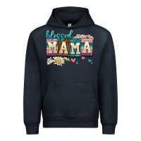 Navy daisy blessed mama Urban Hoodie - AdoDesignShop
