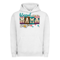 Pigment Lunar Rock daisy blessed mama Urban Hoodie - AdoDesignShop