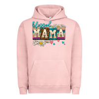 Pigment Salmon daisy blessed mama Urban Hoodie - AdoDesignShop